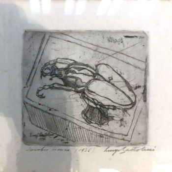 Prenten & gravures getiteld "Senza titolo" door Luigi Bartolini, Origineel Kunstwerk