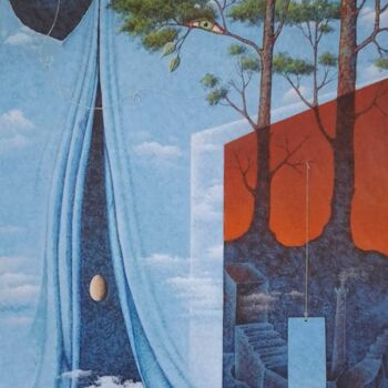 "gli occhi della nat…" başlıklı Tablo Luigi Ciccarone tarafından, Orijinal sanat, Akrilik Ahşap Sedye çerçevesi üzerine mont…