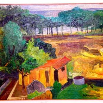 Painting titled "casa solitaria" by Luigi De Giovanni, Original Artwork