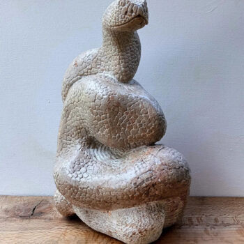 Sculptuur getiteld "EX-VOTO" door Luigi Mancuso, Origineel Kunstwerk, Steen