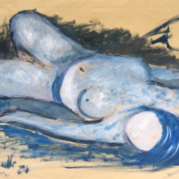 Malerei mit dem Titel "Donna #2" von Luigi Saulle, Original-Kunstwerk, Öl