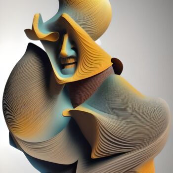 Arts numériques intitulée "Reverse#2" par Luigi Fazio (Fazio's Concepts), Œuvre d'art originale, Image générée par l'IA