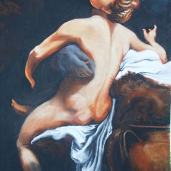 Painting titled "Unknown" by Legno Luigi, Original Artwork
