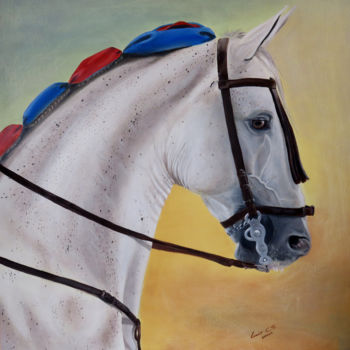 Painting titled "caballo2.jpg" by Lacasa, Original Artwork, Oil