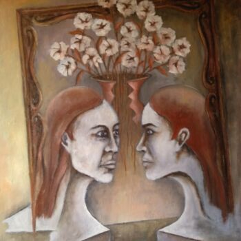Painting titled "Sem titulo4" by Luis Duro, Original Artwork, Oil