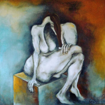 Painting titled "Semtitulo2" by Luis Duro, Original Artwork, Oil