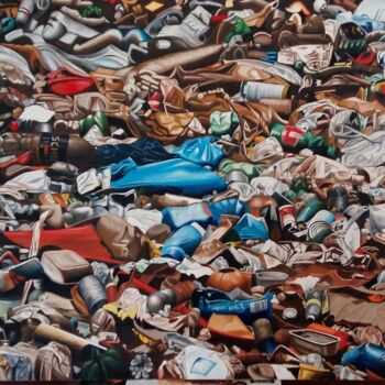 "Mar de plástico" başlıklı Tablo Luis Guinea (Luison) tarafından, Orijinal sanat, Petrol Ahşap Sedye çerçevesi üzerine monte…