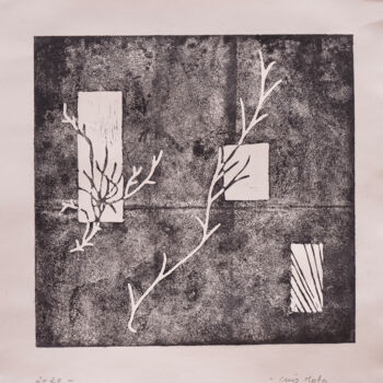 Gravures & estampes intitulée "WINDOWS, SQUARES AN…" par Luís Luís, Œuvre d'art originale, Linogravures