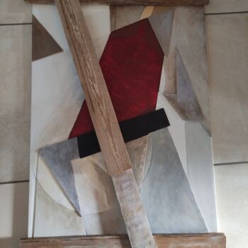 Pintura intitulada "Hino à liberdade" por Luiz Queimadela, Obras de arte originais, Acrílico Montado em Armação em madeira