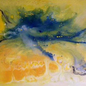 Painting titled "Air" by Luisa Angelucci, Original Artwork, Acrylic