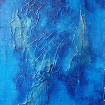 Malerei mit dem Titel "Blue No.2" von Luis Monge, Original-Kunstwerk, Acryl