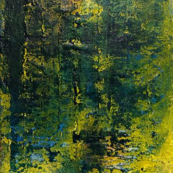 Malerei mit dem Titel "Abstract Forest" von Luis Monge, Original-Kunstwerk, Acryl