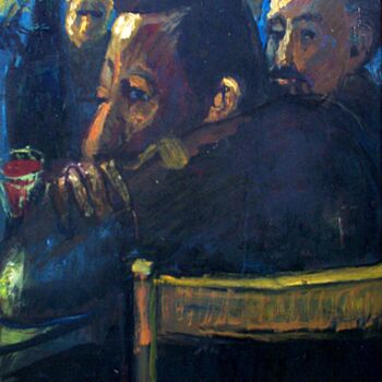 Pintura intitulada "mus042 - Bar" por Luiz Carlos De Andrade Lima, Obras de arte originais, Óleo