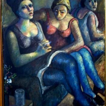 Malerei mit dem Titel "mus069 - Mariposas" von Luiz Carlos De Andrade Lima, Original-Kunstwerk, Öl