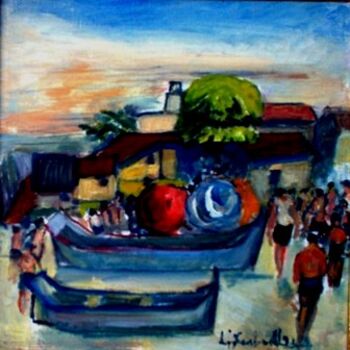 Peinture intitulée "mus102 - Praia de M…" par Luiz Carlos De Andrade Lima, Œuvre d'art originale, Huile