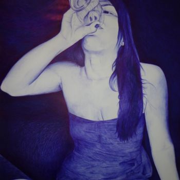 Malarstwo zatytułowany „Tequila Vanessa” autorstwa Luiz Fads, Oryginalna praca, Inny