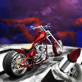 Photography titled "Moto Dream" by Luiz Henrique Mendes, Original Artwork, Digital Photography