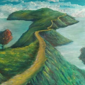 Pintura intitulada "O caminho" por Luiz Mendes, Obras de arte originais