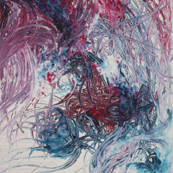 Pittura intitolato "Movimento - Nº 12" da Luiza Curvo, Opera d'arte originale