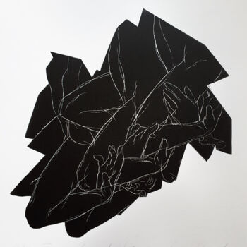 印花与版画 标题为“Partkraw 4” 由Luiza Kasprzyk, 原创艺术品, Linocuts