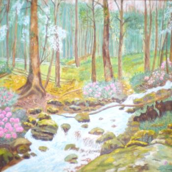 Pintura intitulada "Spring" por Boutique Vivant, Obras de arte originais