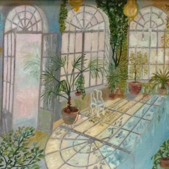 Pintura titulada "Transparent room an…" por Boutique Vivant, Obra de arte original