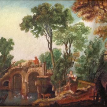 Pittura intitolato "Somewhere in Italy…" da Boutique Vivant, Opera d'arte originale