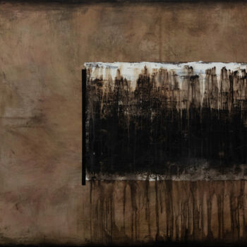 Картина под названием "Borderline" - Łukasz Olek, Подлинное произведение искусства, Акрил Установлен на Деревянная рама для…