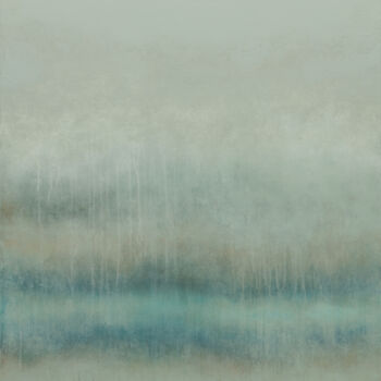 제목이 "Cold Silence"인 미술작품 Łukasz Olek로, 원작, 아크릴 나무 들것 프레임에 장착됨