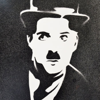 Malarstwo zatytułowany „Charlie Chaplin” autorstwa Lune Et Animo, Oryginalna praca