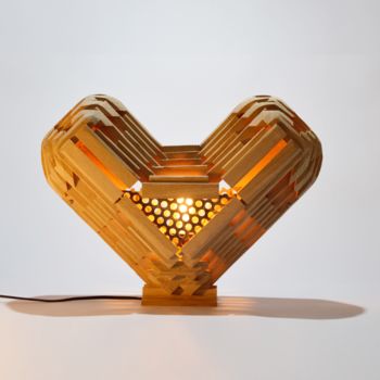 "Lampe en bois recyc…" başlıklı Design Lune Et Animo tarafından, Orijinal sanat