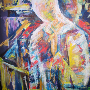 Painting titled "untitled" by Marian Luniv, Original Artwork, Oil