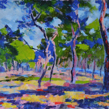 Malarstwo zatytułowany „Forest” autorstwa Marian Luniv, Oryginalna praca, Olej