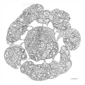 Рисунок под названием "Bubbles" - Lu Paternostro, Подлинное произведение искусства, Цифровая печать