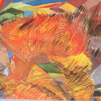 Картина под названием "colours" - Luse Yeremyan, Подлинное произведение искусства, Масло