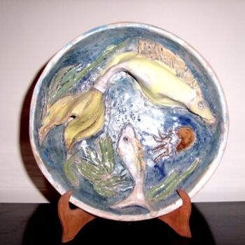 Escultura intitulada "fishes" por Luse Yeremyan, Obras de arte originais