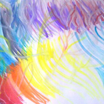 Peinture intitulée "Colors of  soul" par Luse Yeremyan, Œuvre d'art originale, Gouache