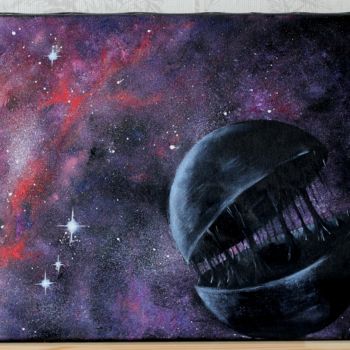 Картина под названием "ночало конца" - Сехина Марина, Подлинное произведение искусства, Масло