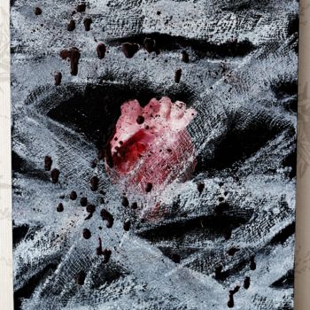 Картина под названием "боль" - Сехина Марина, Подлинное произведение искусства, Масло