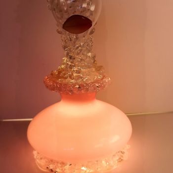 Sculpture intitulée "Rosie" par Cazenave, Œuvre d'art originale, Verre