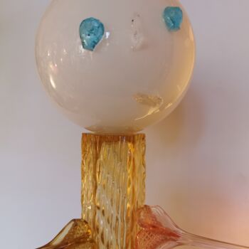 Sculpture titled "Où sont les Femmes ?" by Cazenave, Original Artwork, Glass