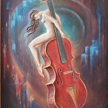 Peinture intitulée "Music of the soul" par Lusy Akopova, Œuvre d'art originale, Huile