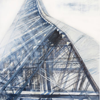 Painting titled "Effel Tower Paris /…" by Lutokhina, Original Artwork, Acrylic