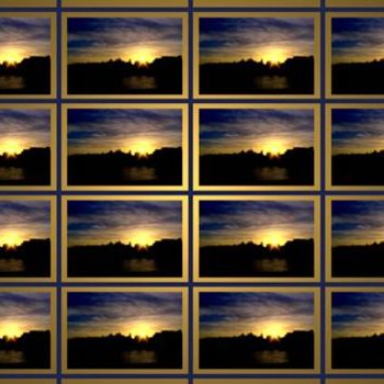 Digital Arts titled "tramonto sulla città" by Luvit, Original Artwork