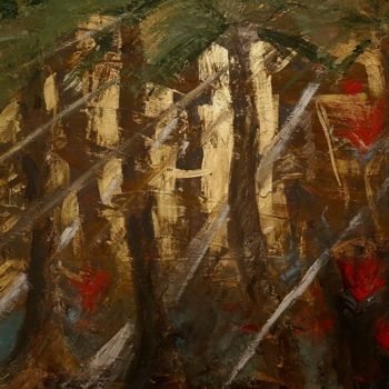 Картина под названием "Jimango Forest" - Анатолий Лютенко, Подлинное произведение искусства, Масло