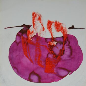 Peinture intitulée "movimento cinque" par Luzena Di Barbara Walder, Œuvre d'art originale, Encre