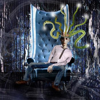 Arts numériques intitulée "In My Mind- Aliénat…" par Luzatie Smith, Œuvre d'art originale, Photo montage