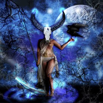 Digital Arts titled "Sumptuous Death" by Luzatie Smith, Original Artwork, Photo Montage