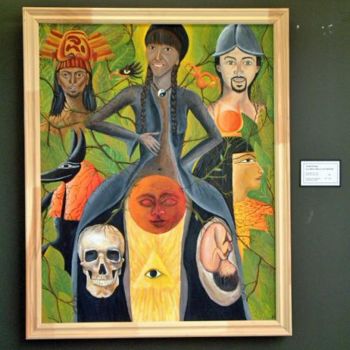 Pintura intitulada "Identidad LUZ" por Luz Garcia De Zielinski, Obras de arte originais