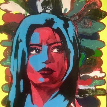 Painting titled "LYSISTRATA" by Lydia Zioga, Original Artwork, Acrylic